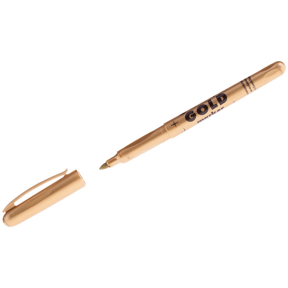 Маркер перманентный 2.0мм, Centropen, цвет золотой