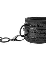 Чёрные наручники COUTURE CUFFS