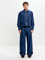 Куртка джинсовая с мраморным эффектом