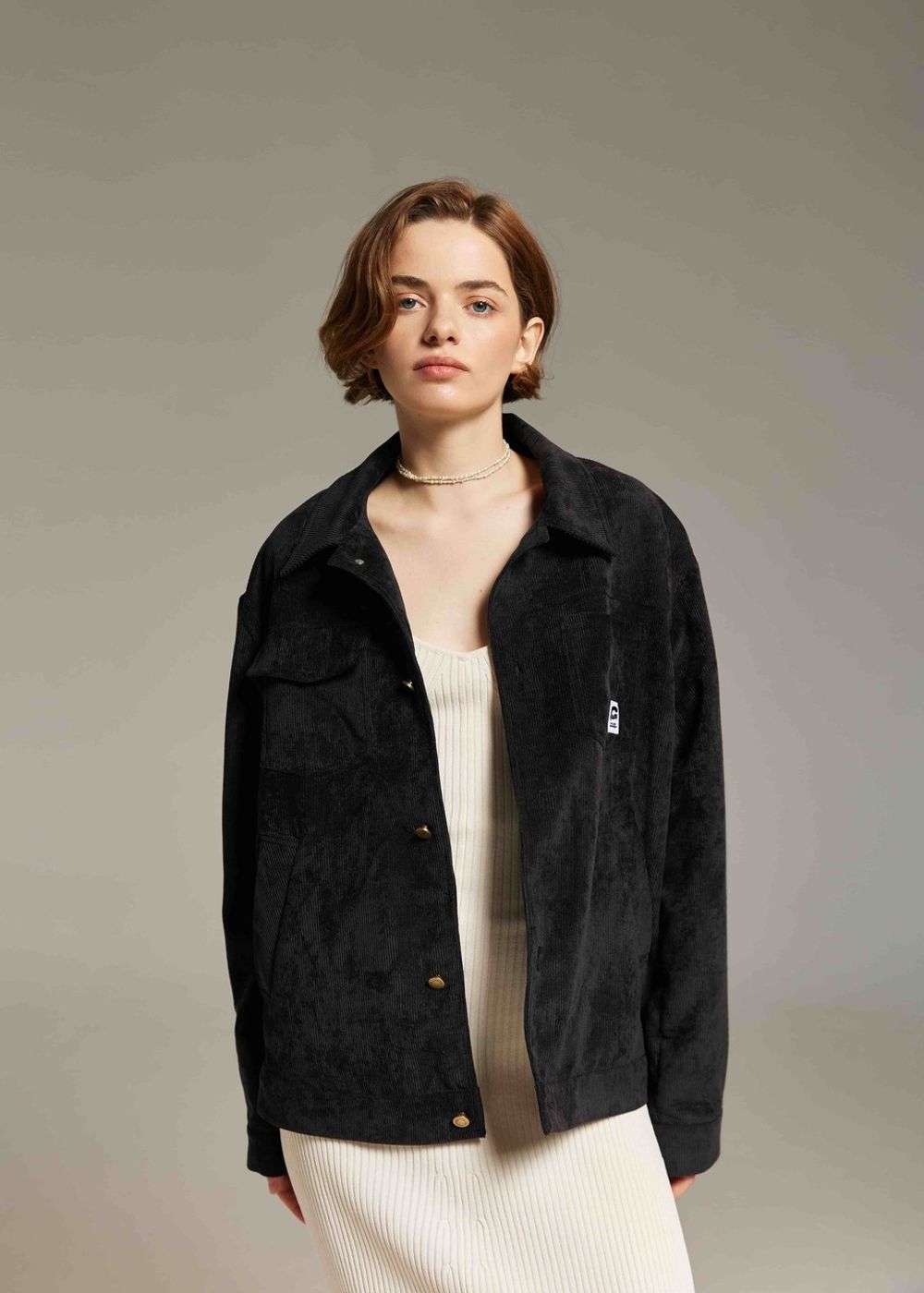 Куртка Called a Garment Corduroy work Угольно-черная