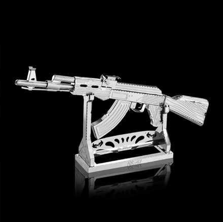 Металлическая сборная 3D модель "AK-47"