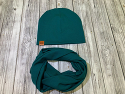 Нашивка КОЖА КОРИЧНЕВАЯ двойная hand made