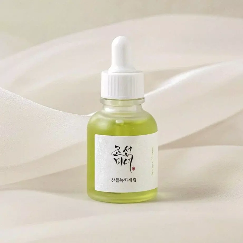 Beauty of Joseon Calming Serum: Green tea+Panthenol антиоксидантная успокаивающая сыворотка