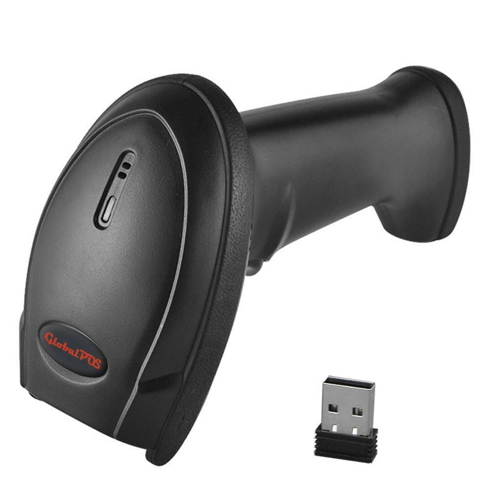 Сканер штрих-кода GlobalPos GP-9400B, ручной 2D сканер, Bluetooth, USB, черный, подходит для ЕГАИС, Маркировки