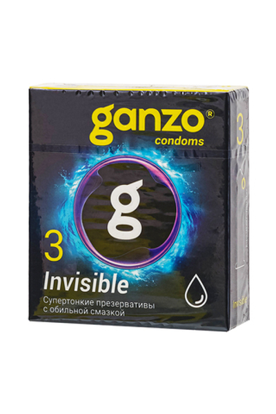 Презервативы Ganzo Invisible супер тонкие № 3