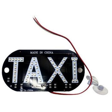 Фонарь TAXI зеленый.