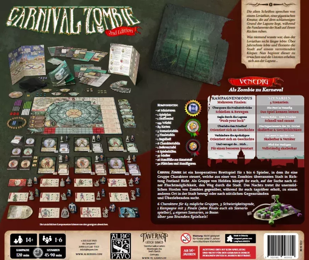 Carnival Zombie 2nd Edition на английском языке