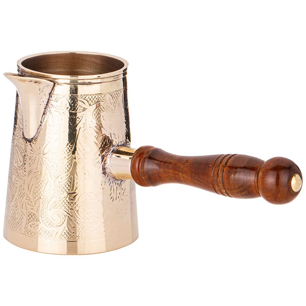 ТУРКА РЕЗНАЯ "GRAVING" 350МЛ. ЛАТУНЬ (КОР=40ШТ.)