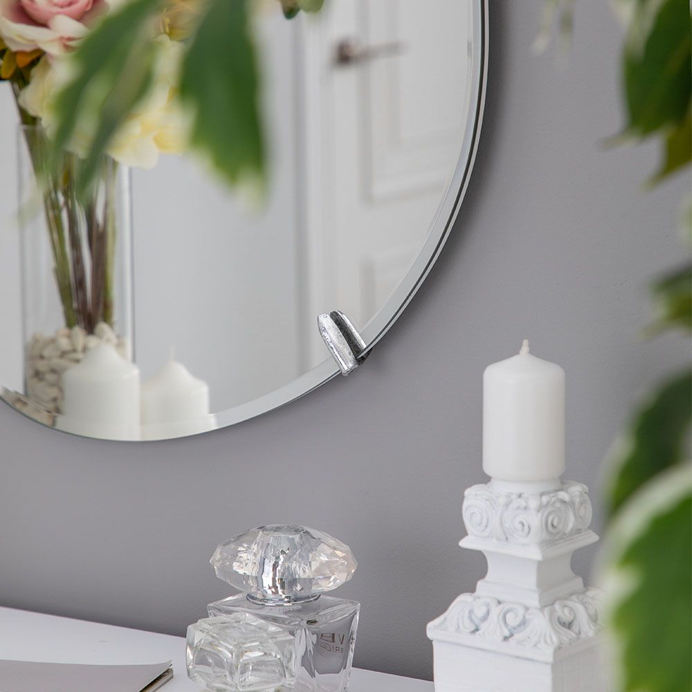 Зеркало настенное Лаундж 54см х 65 см Античное серебро