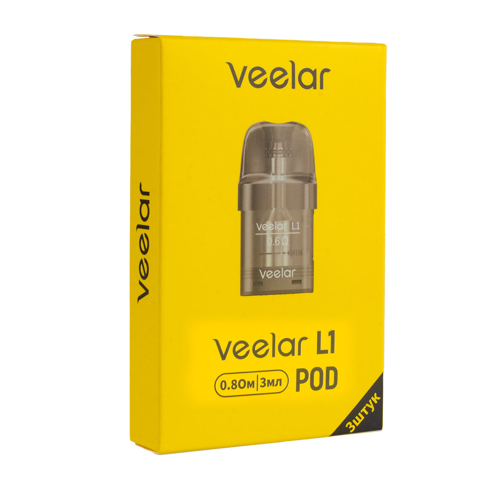 Veelar L1 Pod Cartridge Side Filling (3ml, 0.8ohm)