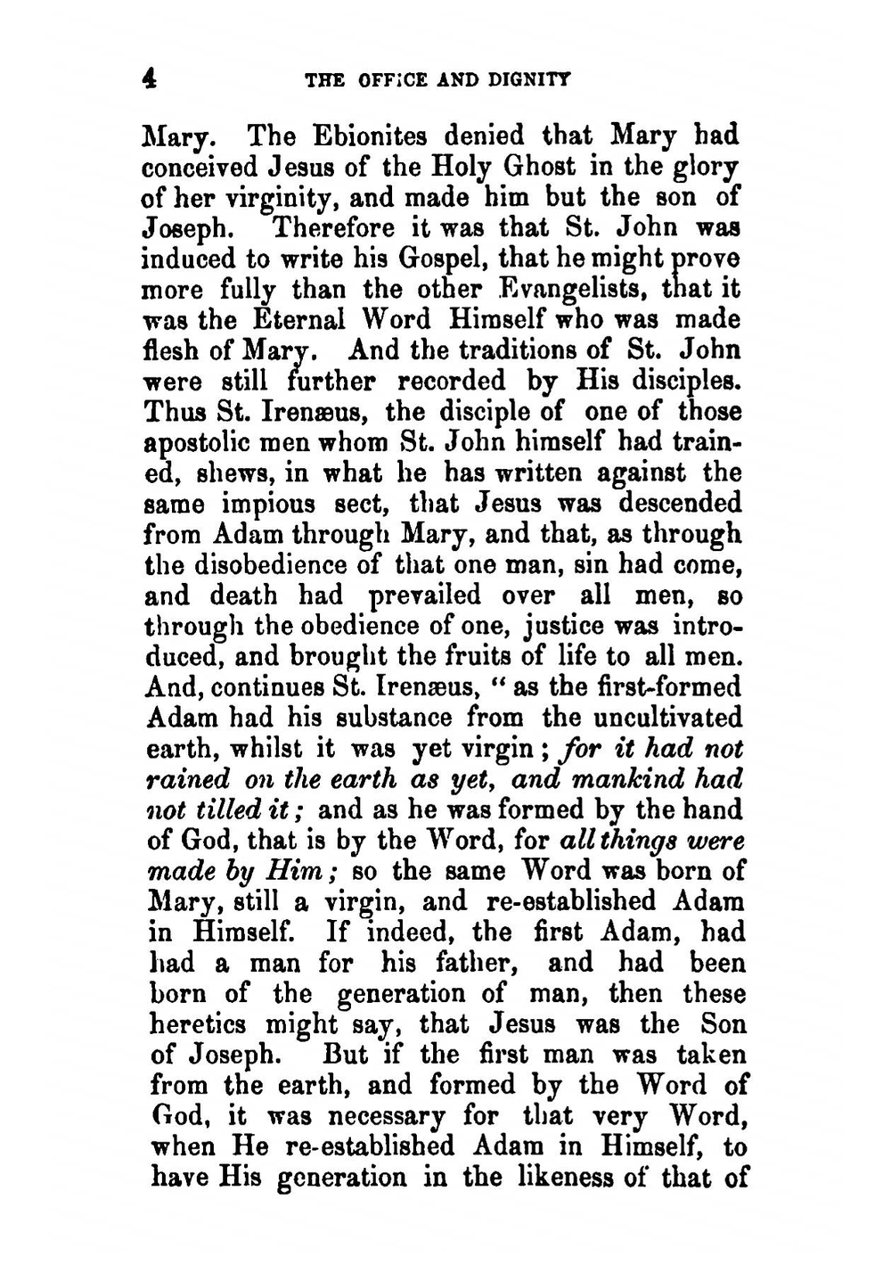 The Immaculate Conception of the Mother of God | William Bernard Ullathorne