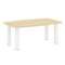 Yalta Стол переговорный LT.SP-3 Акация Лорка/Металл Белый 1800*1100*750