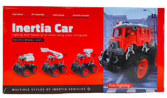 Набор машинок - конструктор DIY CAR "Пожарная спецтехника"