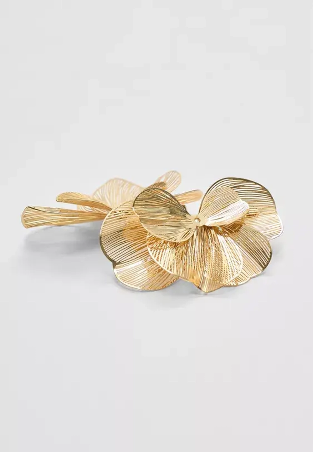 STRADIVARIUS Серьги-веера в виде цветов, золотой