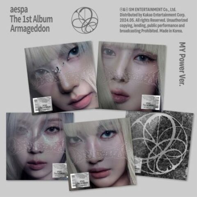 Альбом aespa - ARMAGEDDON 1st Album MY POWER Version 5 Cover SET