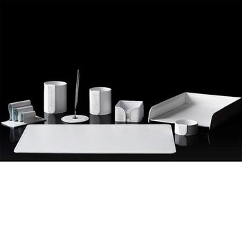 Настольный набор из кожи Cuoietto серии Business из 8 предметов (NBCWh8.1)