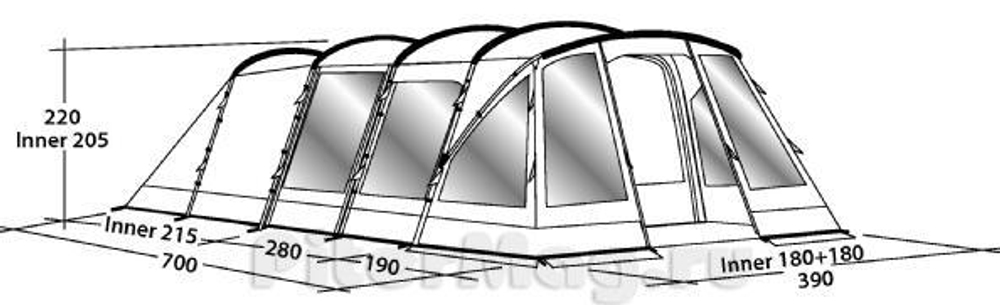 Палатка Outwell Kauai Reef 6 [110259]