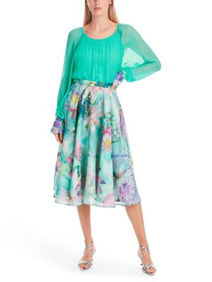 Marc Cain Блуза с полупрозрачными рукавами