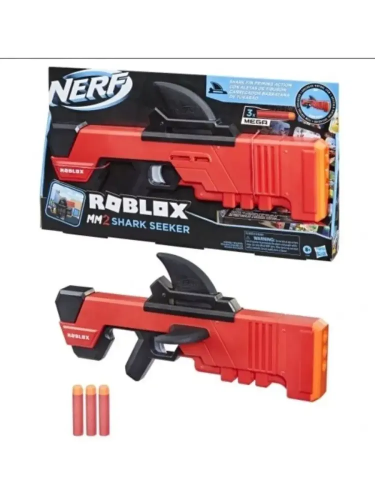 Бластер Нерф Роблокс Roblox MM2 Shark Seeker F2489