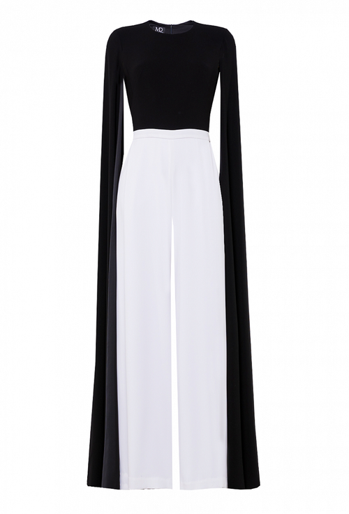 Комбинезон комбинированный черно-белый 23-01-22 SS