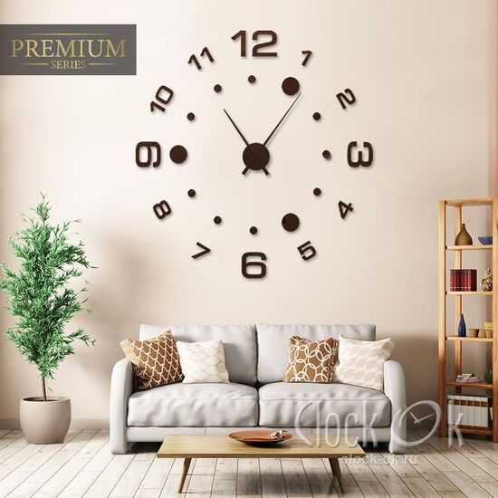 Настенные 3D часы Radius