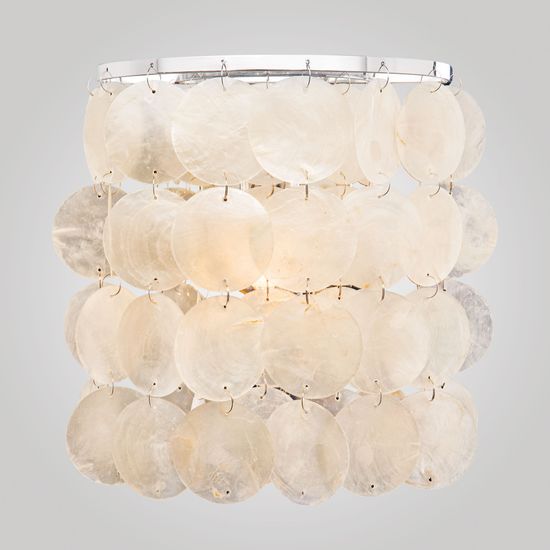 60005/1 / настенный светильник /   хром/перламутр