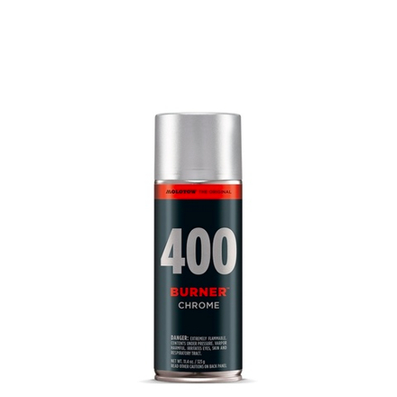 Краска Molotow BURNER - 400мл (Chrome)