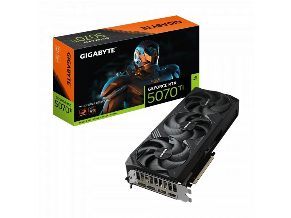 Видеокарта Gigabyte Nvidia GeForce RTX 5070 Ti [GV-N507TWF3OC-16GD]