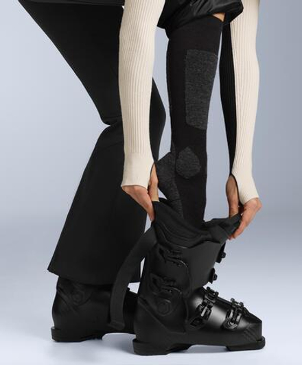 Oysho Длинные лыжные носки из смеси шерсти WOOLMARK®, черный