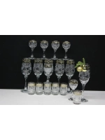 Подарочный набор 18 предметов с бокалом