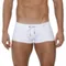 Мужские плавки белые Clever Moda PARADISE SWIMSUIT BOXER 125901