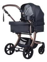 Коляска трансформер Aimile Original New Gold (Чёрное Золото NDG-5)