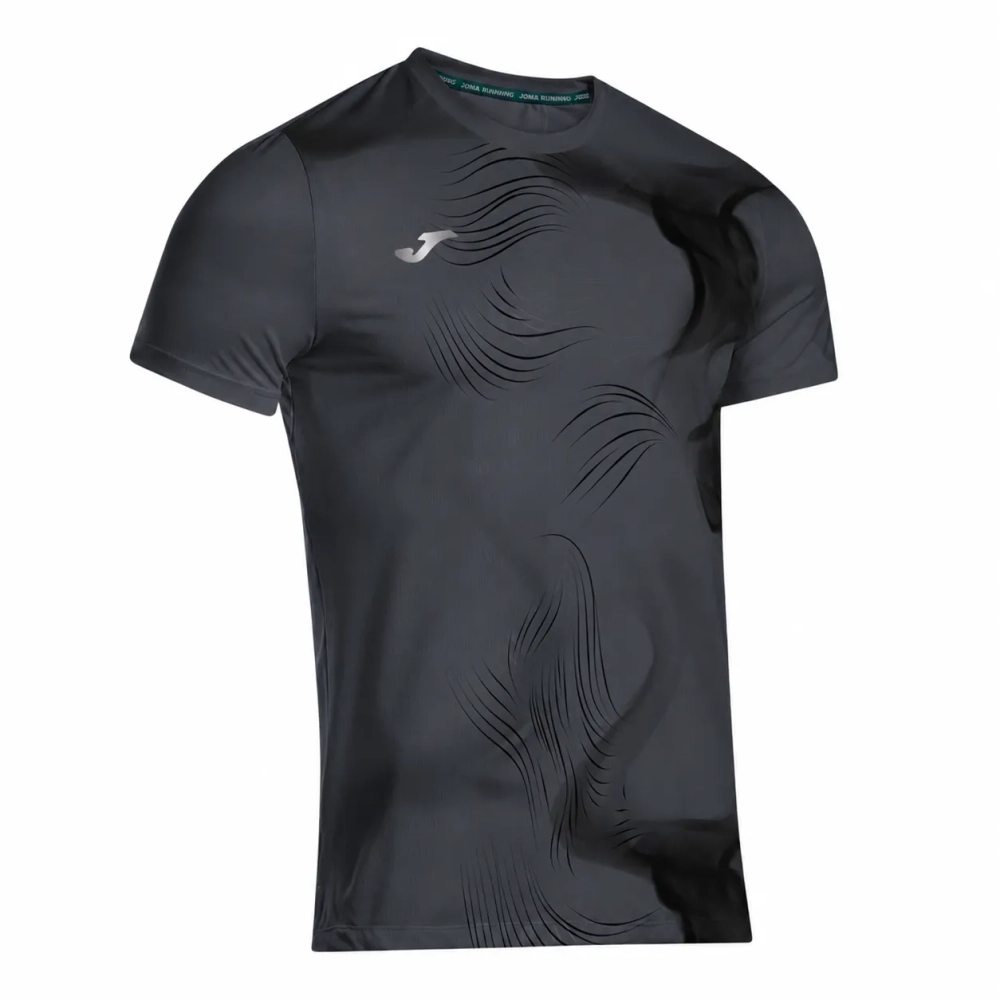 Теннисная футболка Joma R-Night Short Sleeve - dark grey