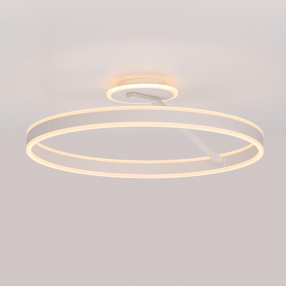 Citilux Дуэт CL719760 LED Люстра с пультом Белая