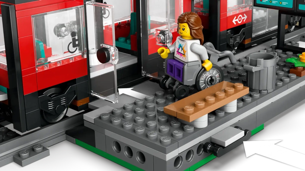 Конструктор LEGO City 60423 Троллейбус и станция