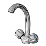 Смеситель для кухни 1/2 кер. MIXLINE ML02-032 низкий излив п/гайку (без подводки)