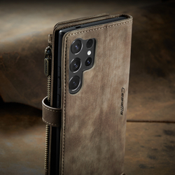 Многофункциональный чехол-кошелек CaseMe 3 in 1 Matte Wallet для Samsung Galaxy S25 Ultra