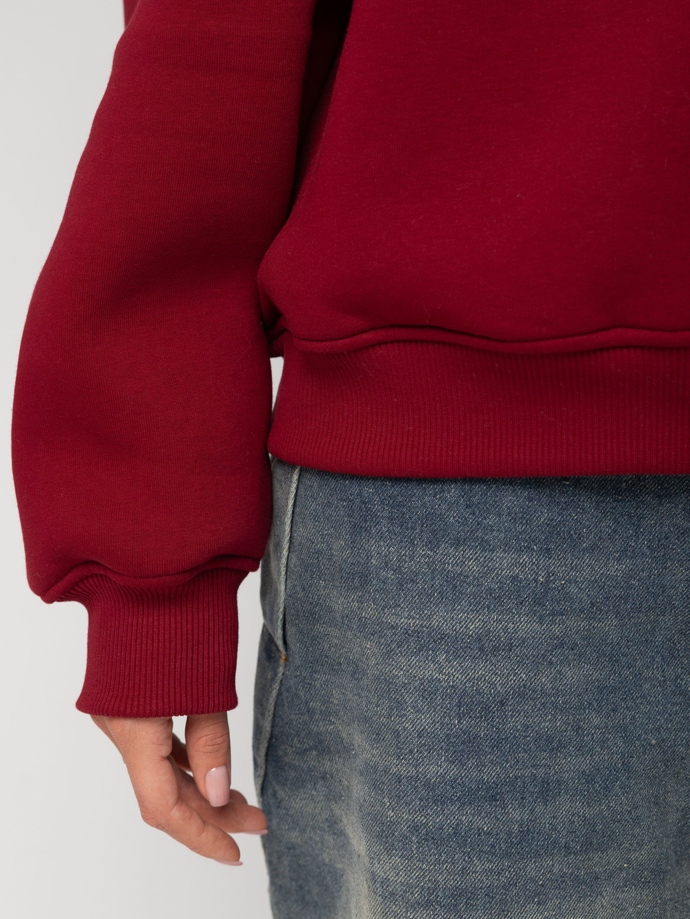 Свитшот оверсайз с принтом old money