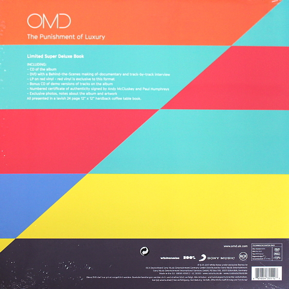 Orchestral Manoeuvres In The Dark / The Punishment Of Luxury (Limited Deluxe Edition)(LP+2CD+DVD)