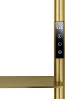 Полотенцесушитель электрический WONZON & WOGHAND DÜSSELDORF, Брашированное золото (WW-A203-BG)
