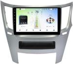Магнитола для Subaru Legacy 5, Outback 4 2009-2014 (правый руль) - Teyes CC4L-DTS монитор 9" IPS, Android 14, Быстрая, Snapdragon 662, CarPlay, 4G SIM-слот