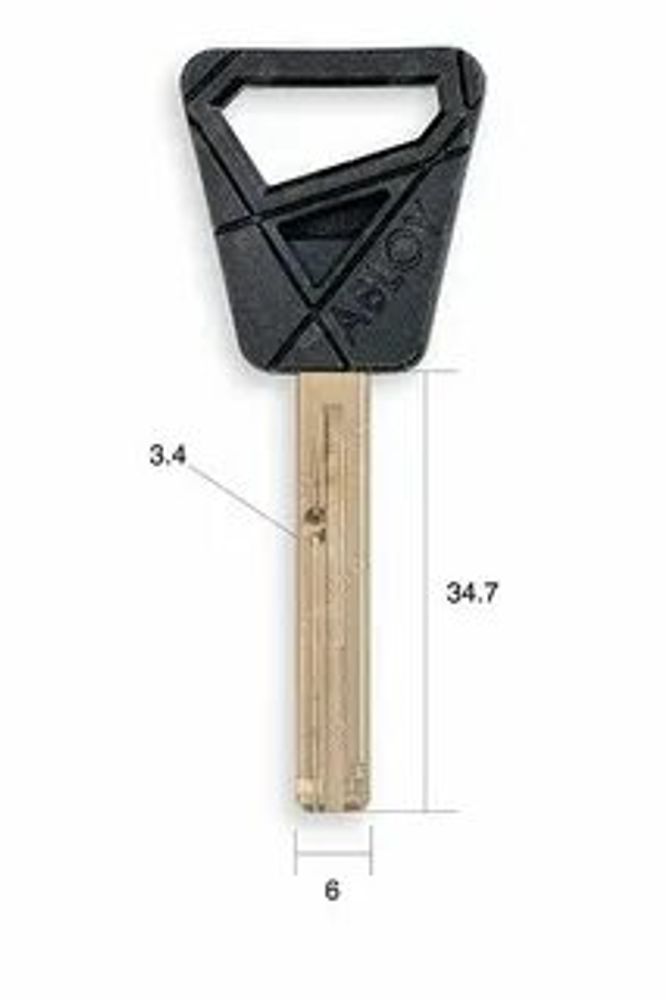 Заготовка оригинал Abloy novel 14869