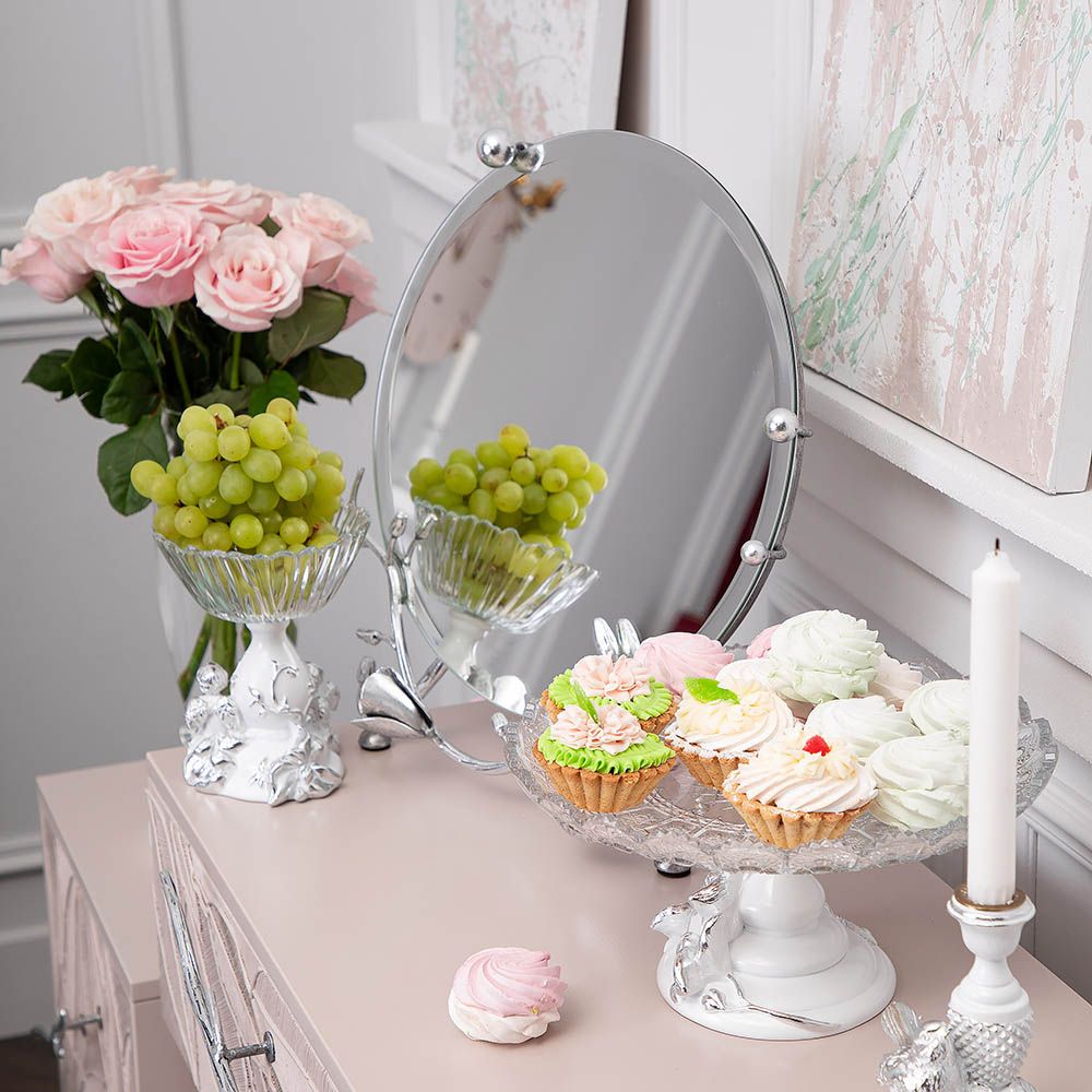 Настольное зеркало Орхидея Айс