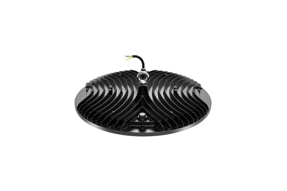 Светильник LED ДСП для высоких пролетов IB 02 S 200W VW 850 BK CL 367x367x91,5мм 200Вт  5000К IP65 High Bay Русский Свет 16090223712