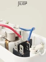 Розетка для удлинителя 6 гнезда с заземлением и выключателем Jilion