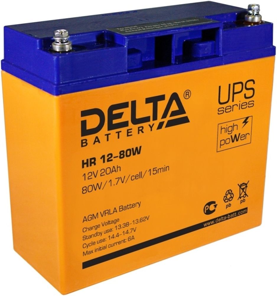 DELTA HR 12-80 W аккумулятор