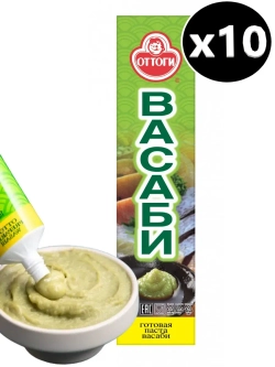 Васаби соус-паста в тубе Оттоги 35 г * 10 шт