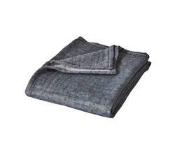 Плед 150х170 Blanc des Vosges Alizes синий