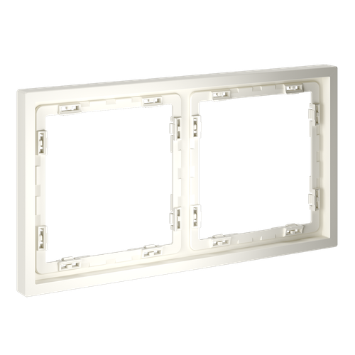 Рамка пластиковая VOLTUM S70 на 2 пост, (хлопок)