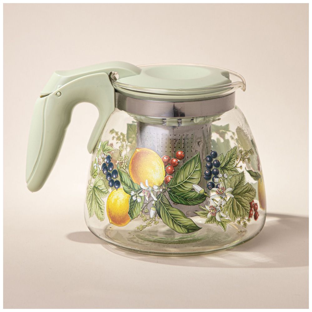 ЗАВАРОЧНЫЙ ЧАЙНИК AGNESS С ФИЛЬТРОМ "ФРУКТЫ" 900 МЛ.